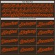 Custom Brown Brown-Orange Performance T-Shirt